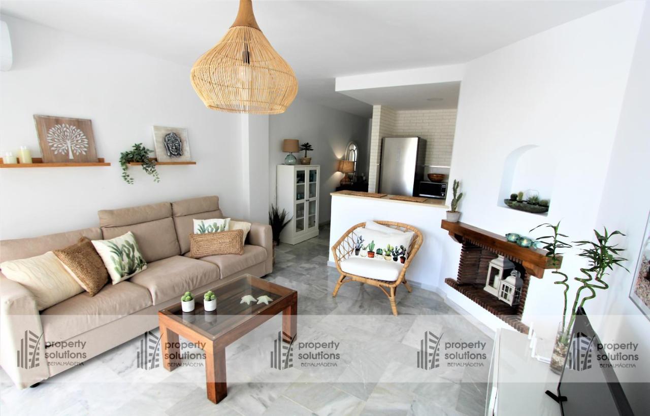 Benalgolf Vista Al Mar - Piscina Y Playa - Cercano A Campo De Golf بينالماذينا المظهر الخارجي الصورة